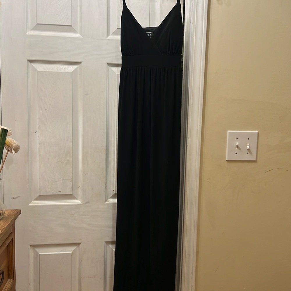 Black maxi dress